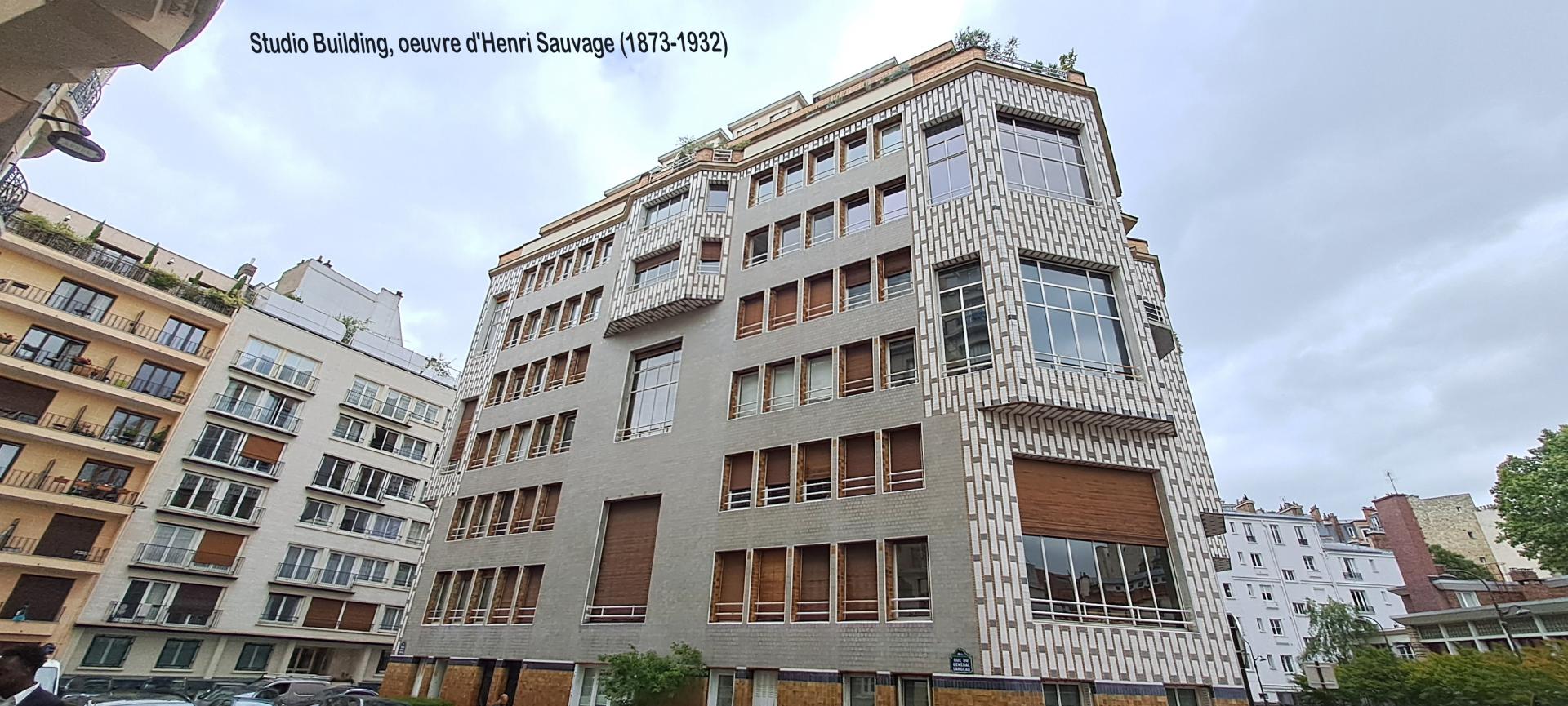 Auteuil - Studio Building - Oeuvre d'Henri Sauvage (1873-1932)